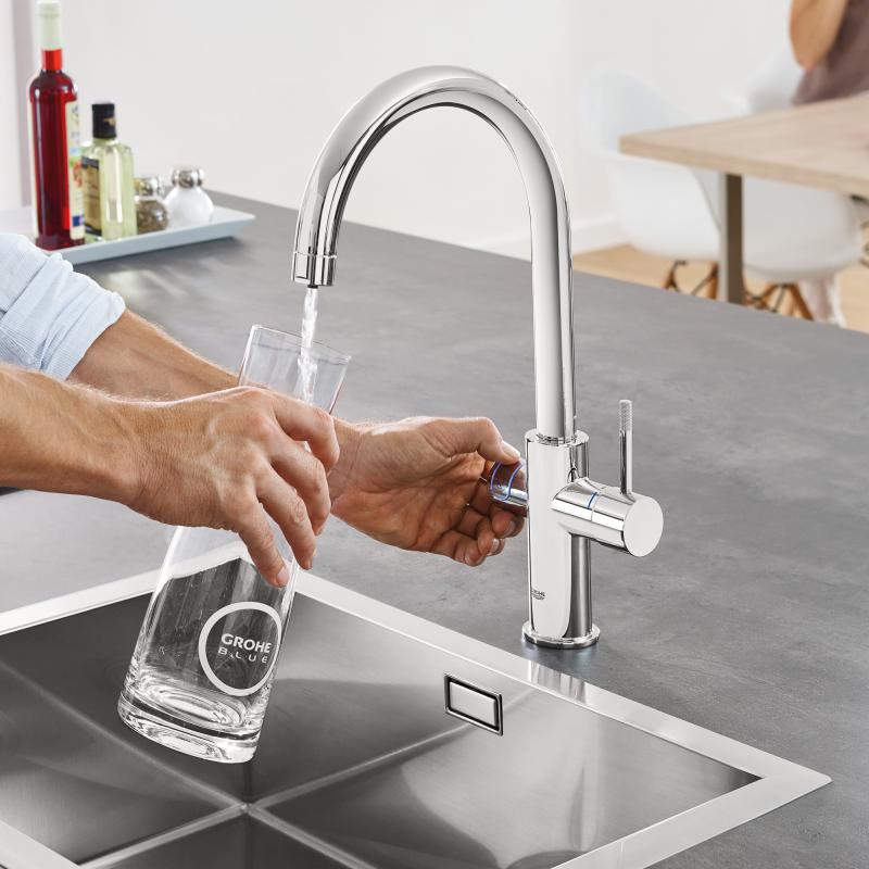 Kitchen faucet Grohe Blue Home II με φίλτρο και ψύκτη